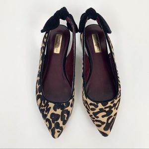 Report Signature | Shani Leopard Slingback Flats